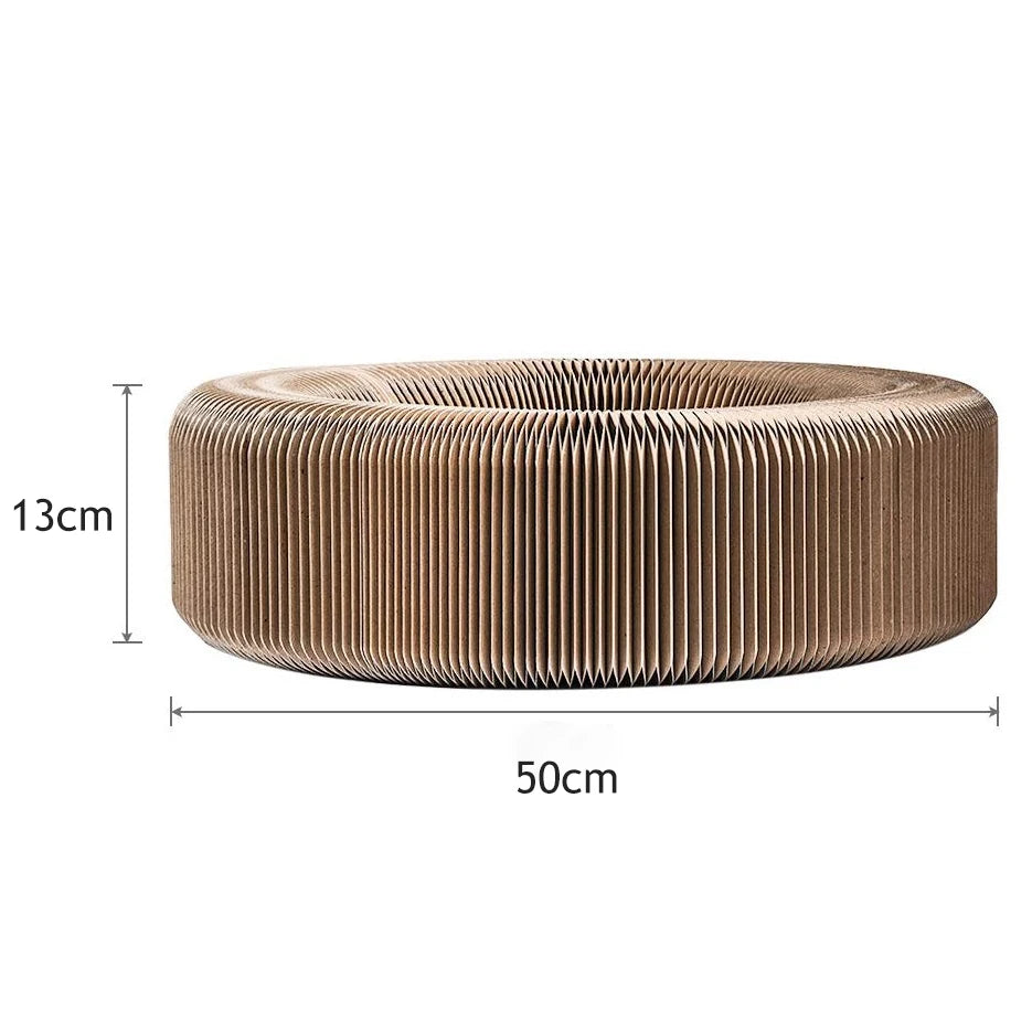 Cat Scratcher and Lounge Bed - Collapsible & Eco-Friendly Design