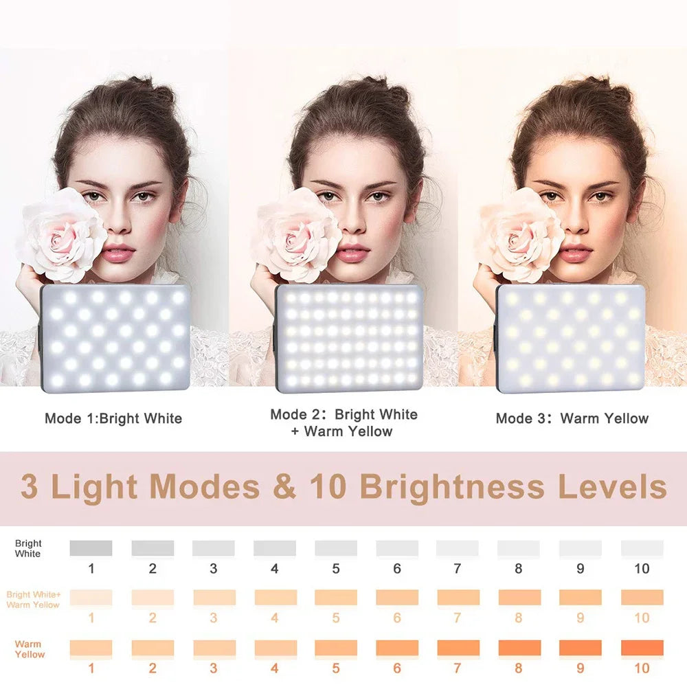 Mobile Fill Light 60 LED Lamp for Selfies & Video