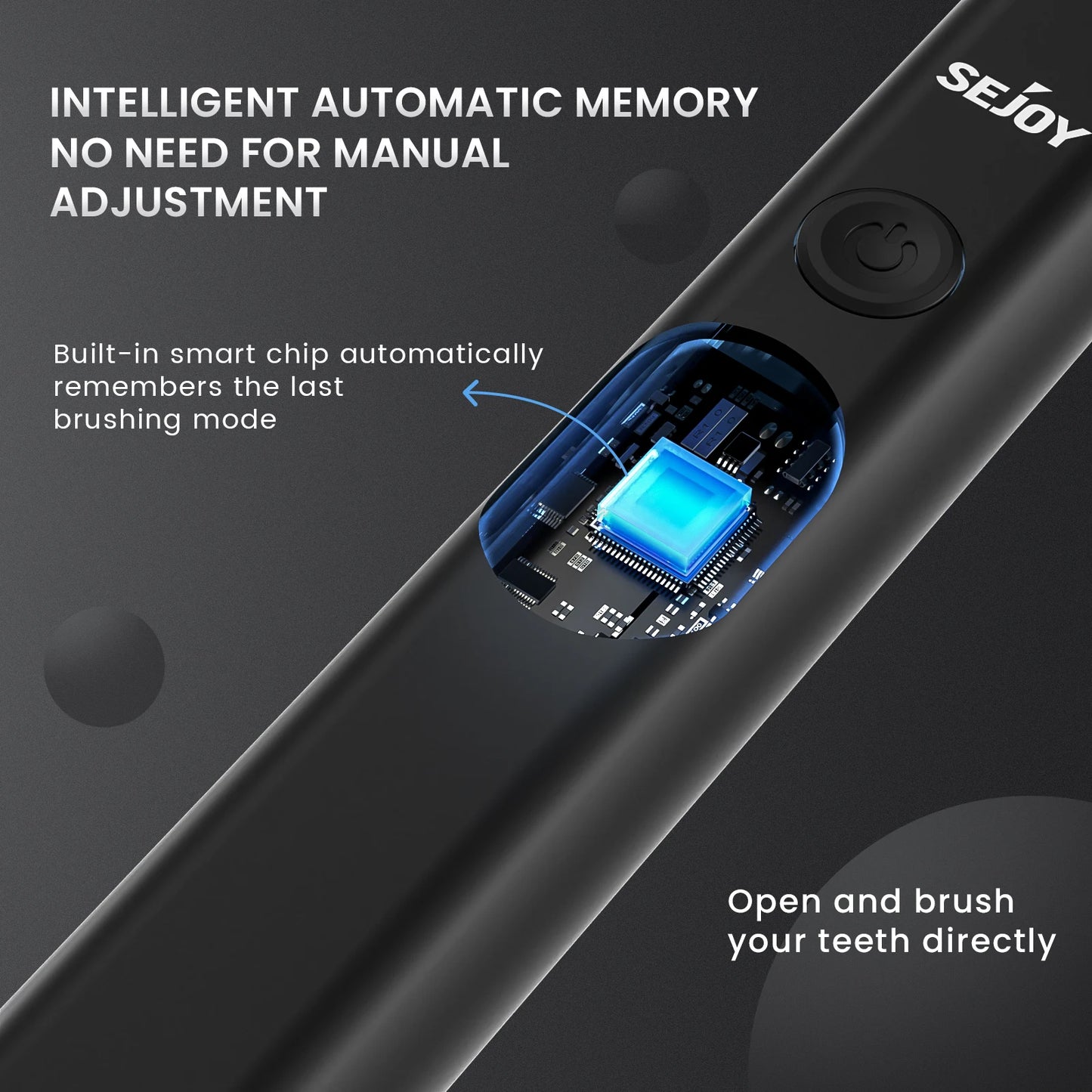 Rechargeable Electric Toothbrush - 5 Modes, by Sejoy