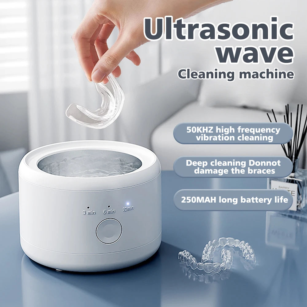 Ultrasonic Retainer Cleaner for Dentures & Aligners