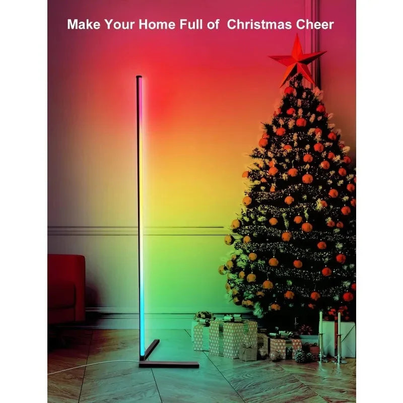 Color Changing LED Floor Lamp with Music Sync & Remote