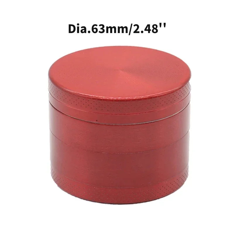 Travel-Friendly Mini Herb Grinder, 4-Layer Zinc Alloy Design
