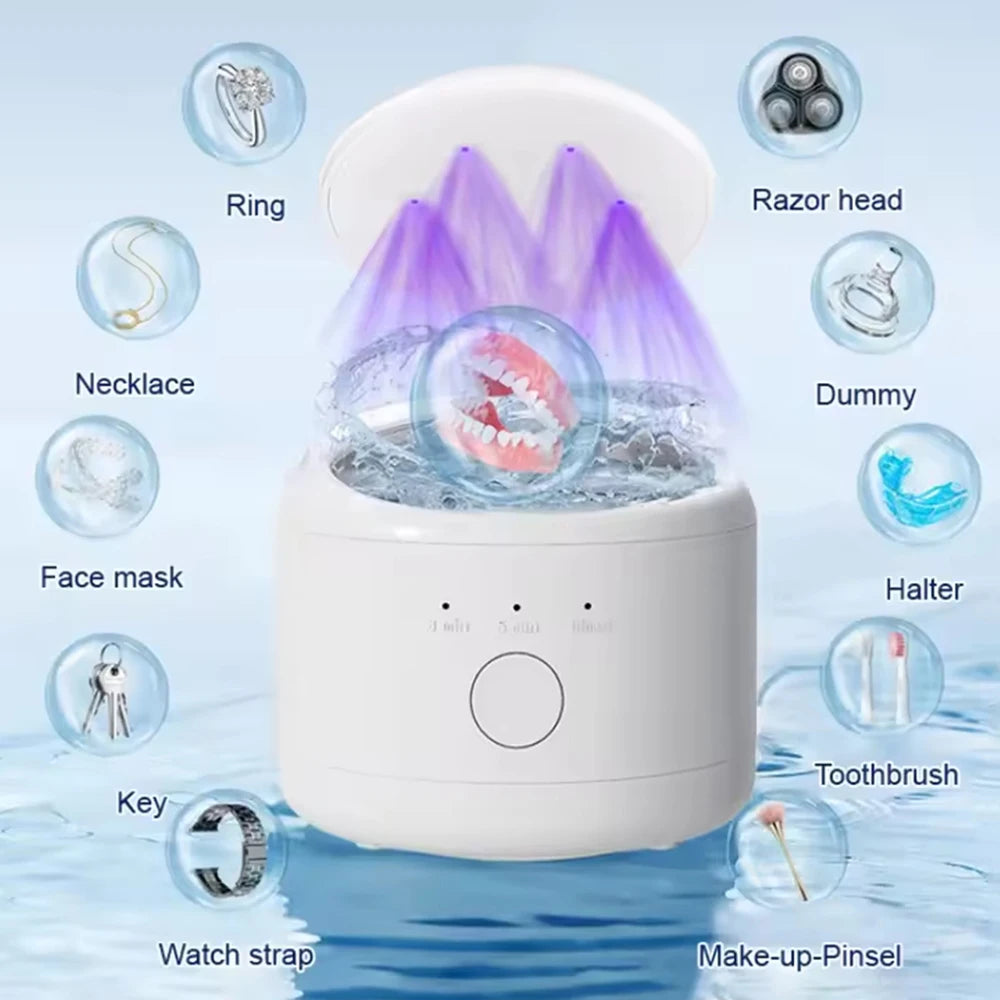 Ultrasonic Retainer Cleaner for Dentures & Aligners