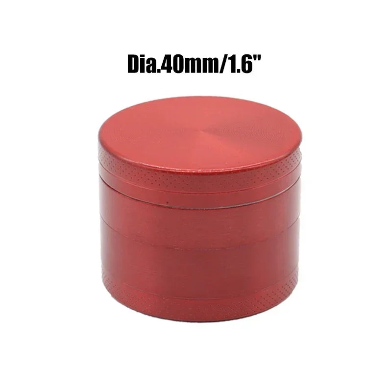 Travel-Friendly Mini Herb Grinder, 4-Layer Zinc Alloy Design