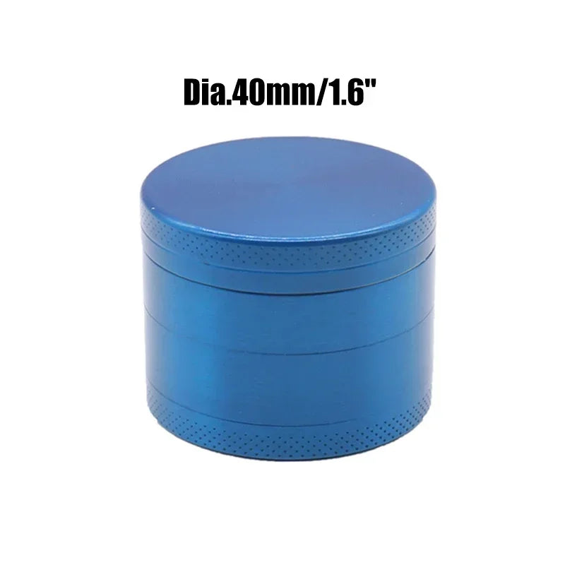 Travel-Friendly Mini Herb Grinder, 4-Layer Zinc Alloy Design