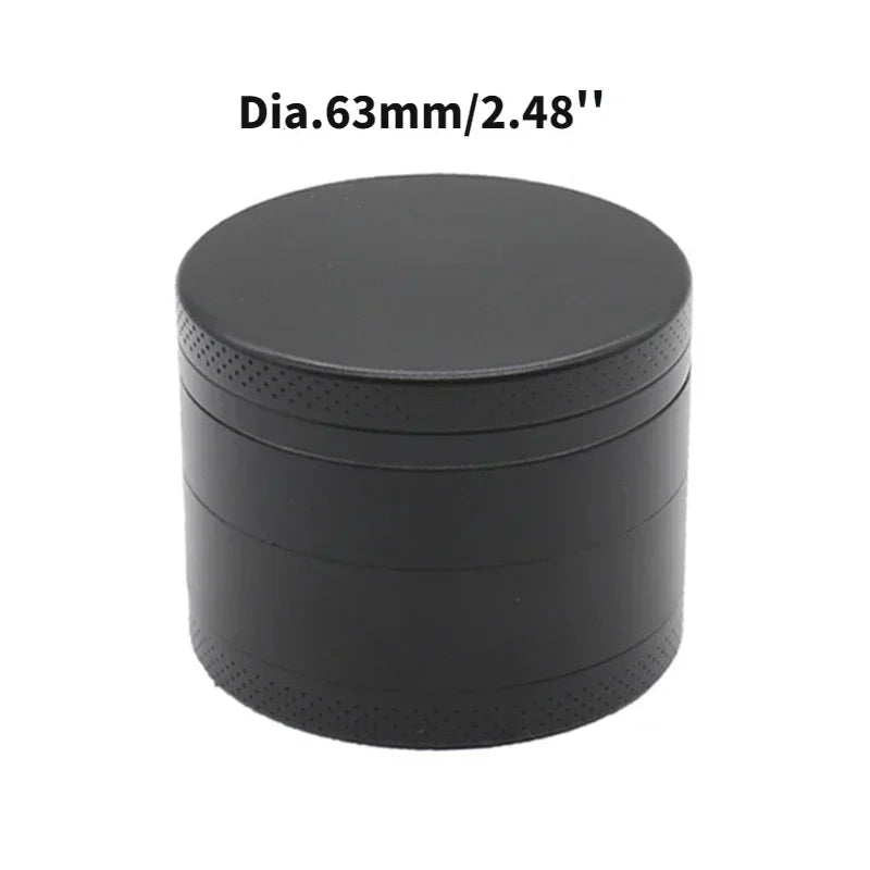 Travel-Friendly Mini Herb Grinder, 4-Layer Zinc Alloy Design