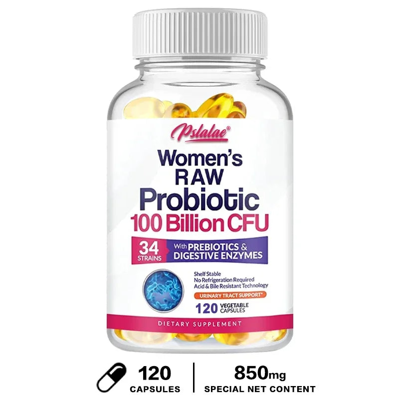 Women's RAW Probiotic and Prebiotic (100 Billion CFU)