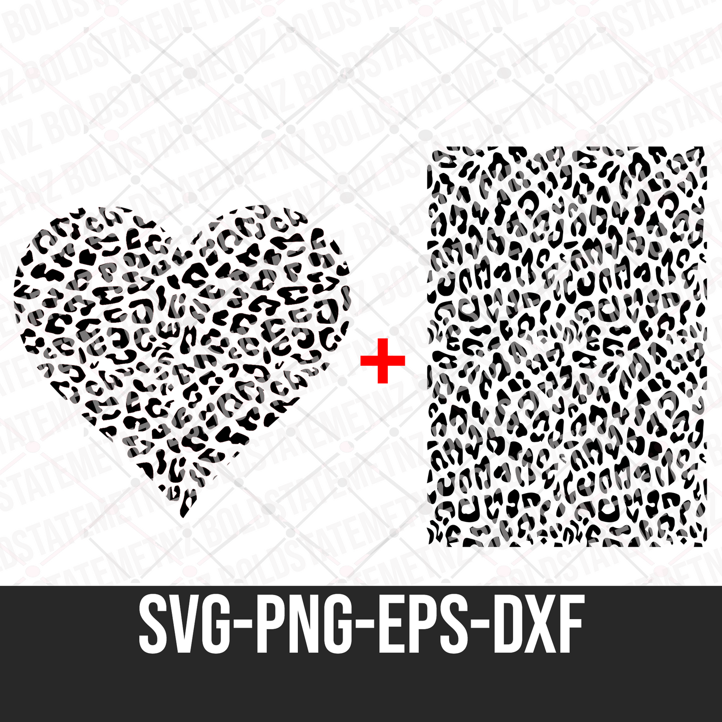 Leopard Print SVG | Animal Print SVG | Cricut | Vector Clip Art | Silhouette Cameo