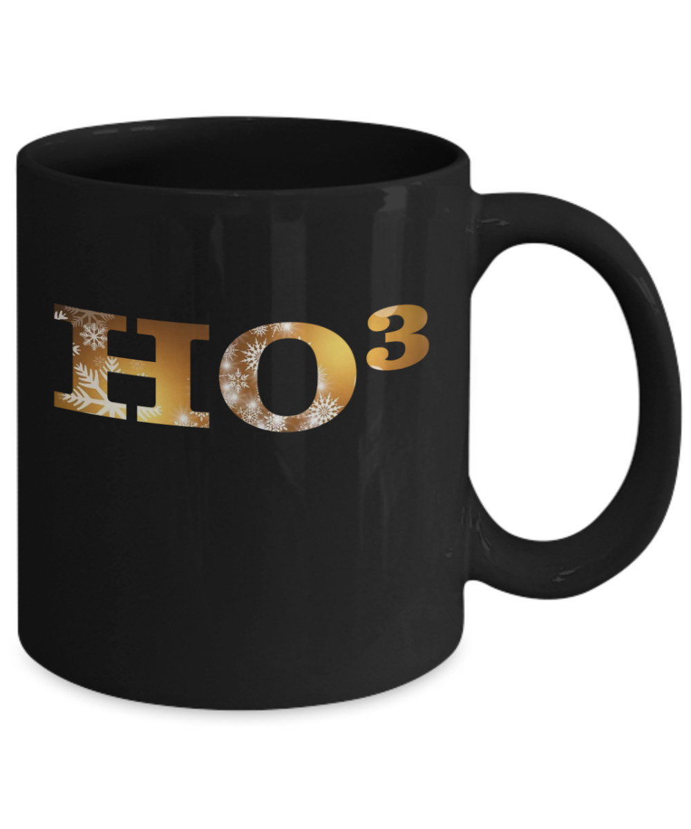 Ho Ho Ho Christmas Mug | HO-cubed Coffee Or Tea Mug | Great Gift Idea For Men Or Women Math Lovers | Mathematician Christmas Mug | 11oz or 15oz