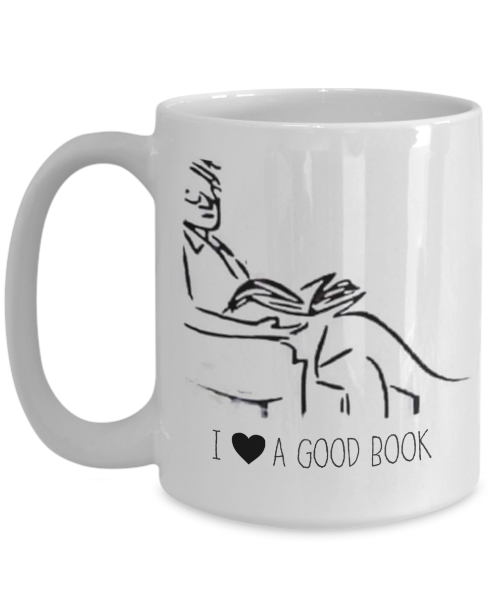 I Love A Good Book Funny Mug | Book Lover's Mug | Librarian Mug | Adult Humor | 11oz or 15oz