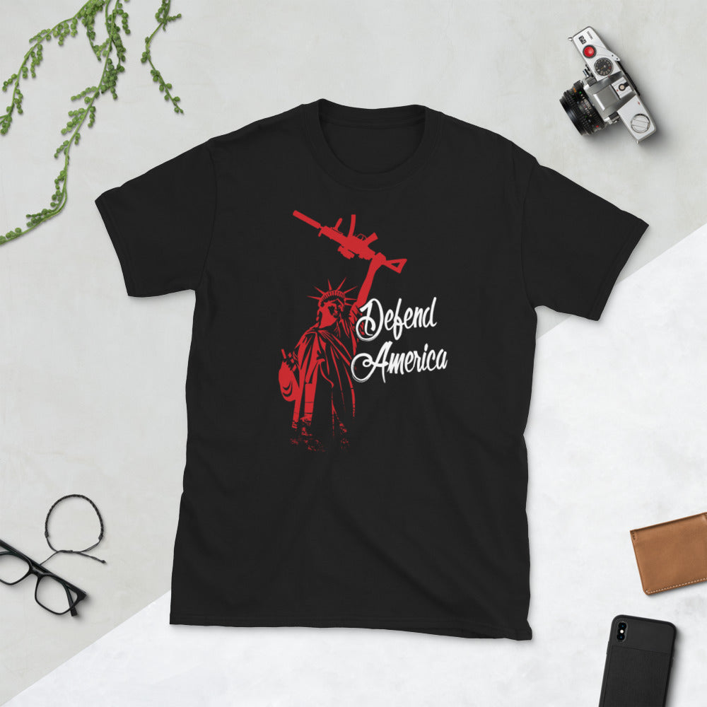 Defend America Short-Sleeve Unisex T-Shirt | Defend USA Tee | Fourth Of July Gift