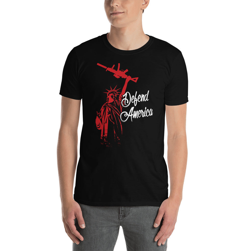 Defend America Short-Sleeve Unisex T-Shirt | Defend USA Tee | Fourth Of July Gift