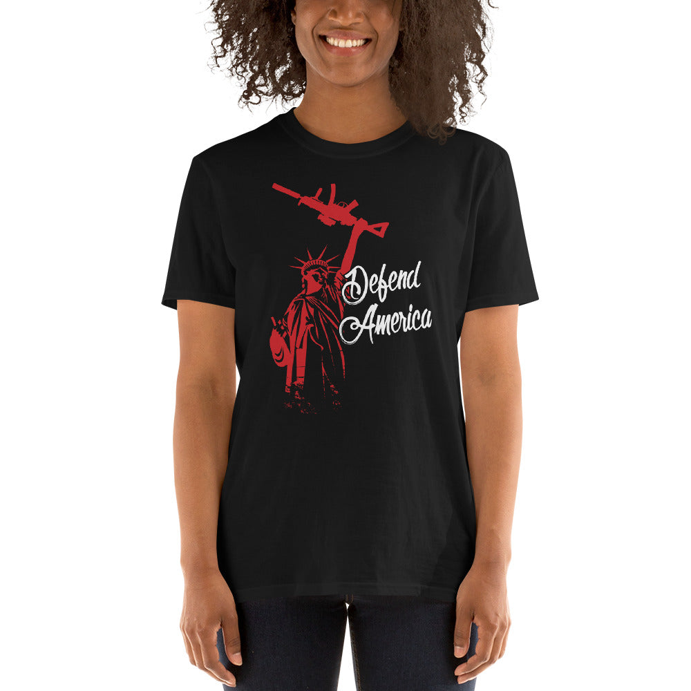 Defend America Short-Sleeve Unisex T-Shirt | Defend USA Tee | Fourth Of July Gift
