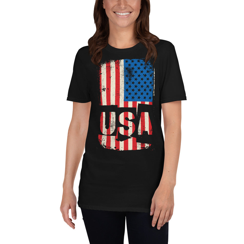 USA Short-Sleeve Unisex T-Shirt | Fourth Of July Tee