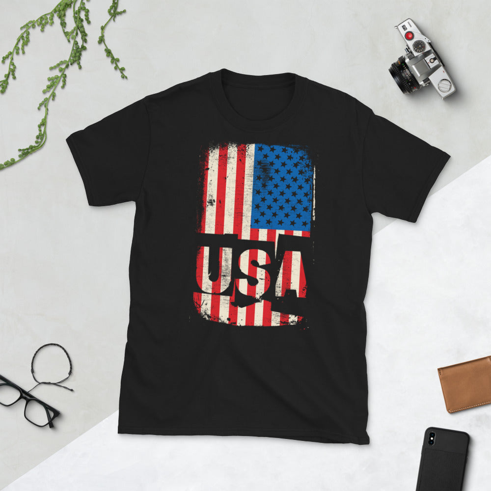 USA Short-Sleeve Unisex T-Shirt | Fourth Of July Tee