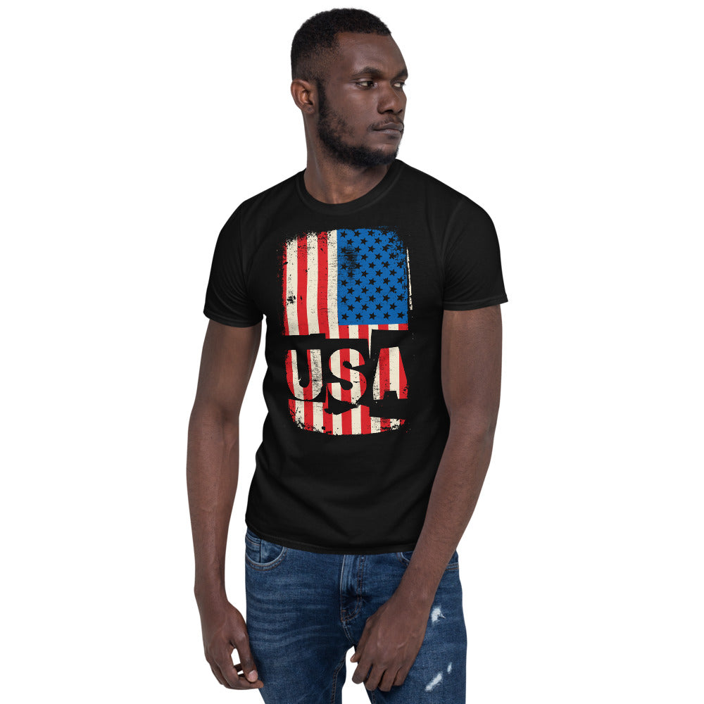 USA Short-Sleeve Unisex T-Shirt | Fourth Of July Tee