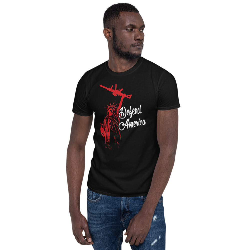 Defend America Short-Sleeve Unisex T-Shirt | Defend USA Tee | Fourth Of July Gift