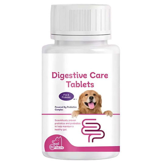 Probiotic for Dogs - Enhance Gut Health & Coat Shine - 80 Tablets