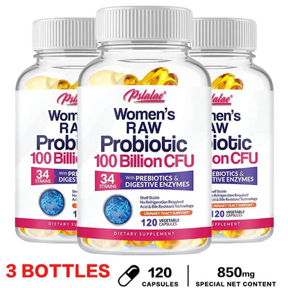 Women's RAW Probiotic and Prebiotic (100 Billion CFU)