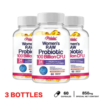 Women's RAW Probiotic and Prebiotic (100 Billion CFU)