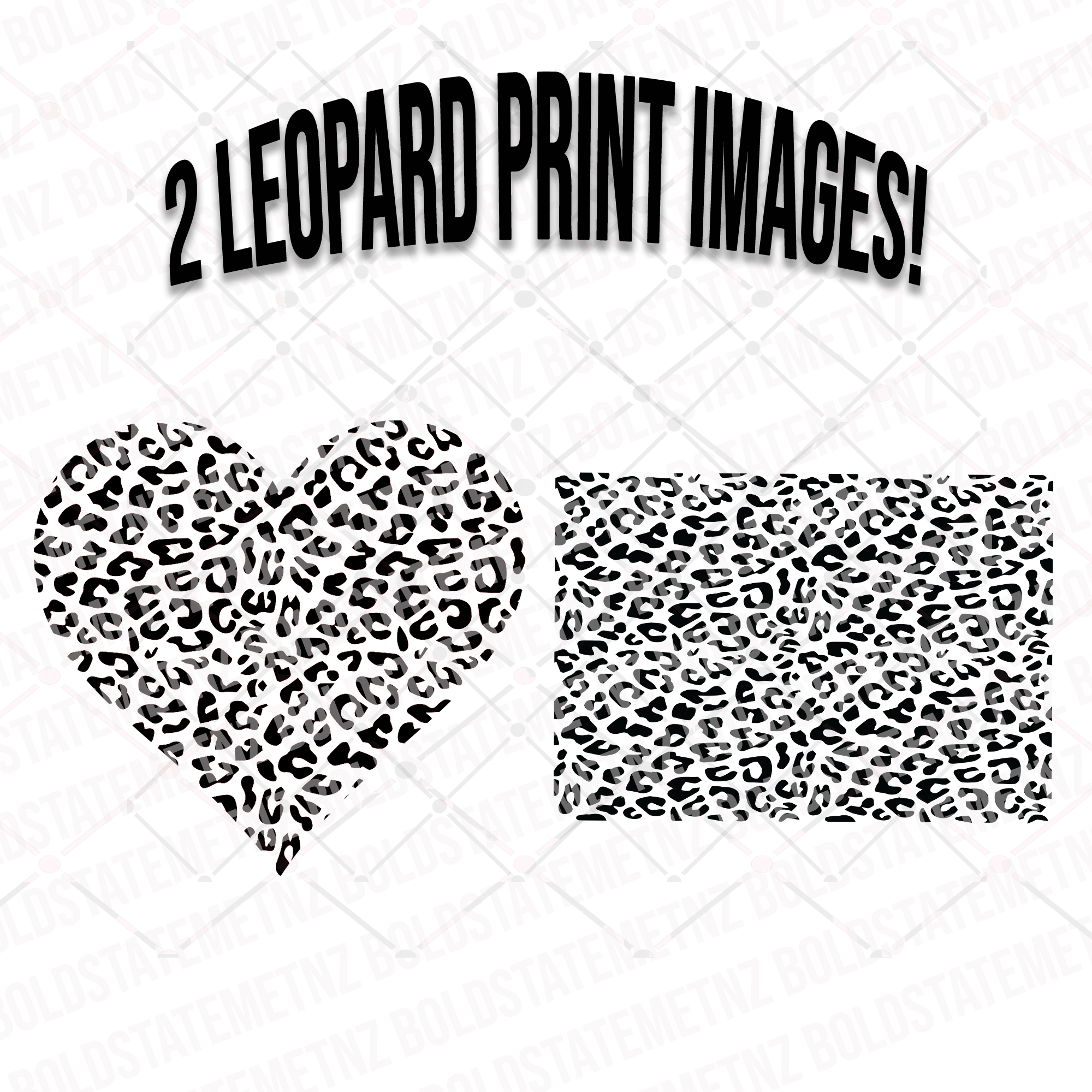 Leopard Print SVG | Animal Print SVG | Cricut | Vector Clip Art | Silhouette Cameo