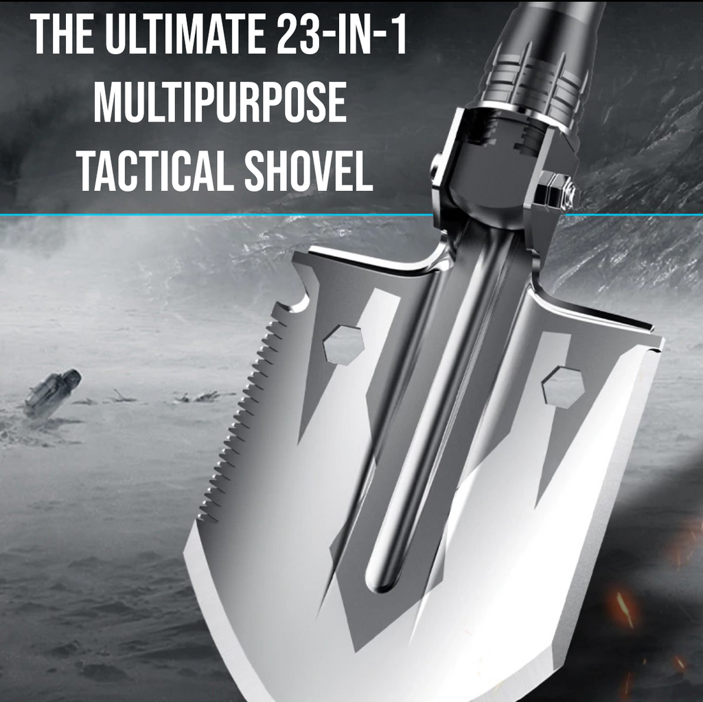 The Ultimate 23-in-1 Multipurpose Tactical Shovel