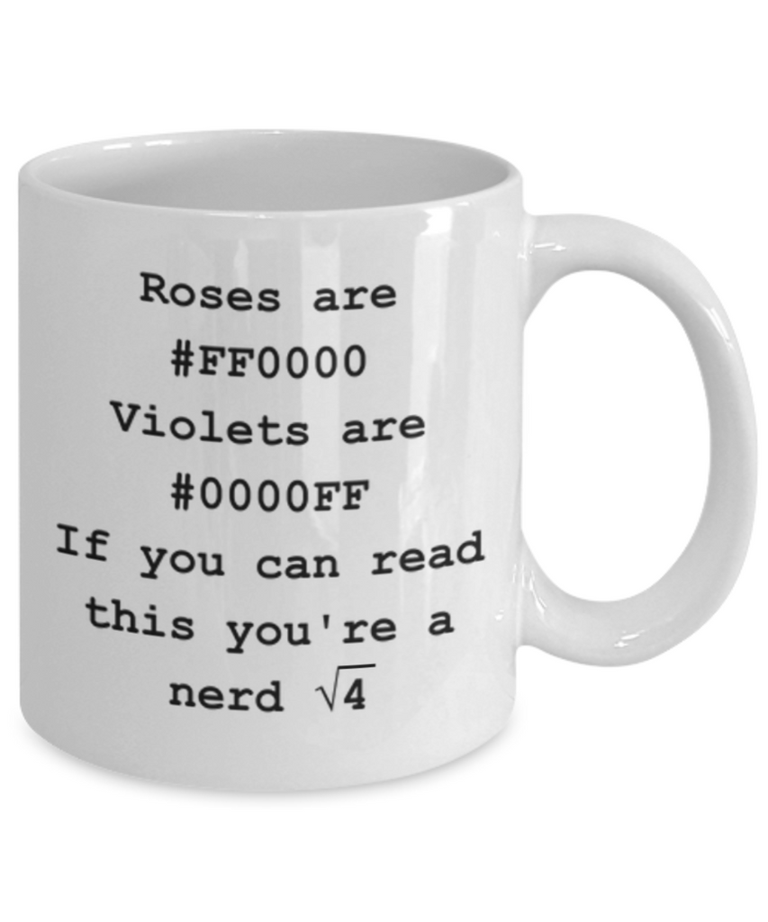 Roses are #FF0000. Computer Programmer / Developer Mug.