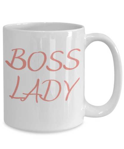 Boss Lady Mug for Coffee or Tea Lovers