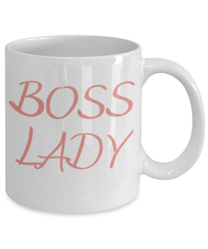 Boss Lady Mug for Coffee or Tea Lovers