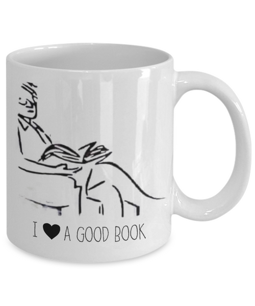 I Love A Good Book Funny Mug | Book Lover's Mug | Librarian Mug | Adult Humor | 11oz or 15oz