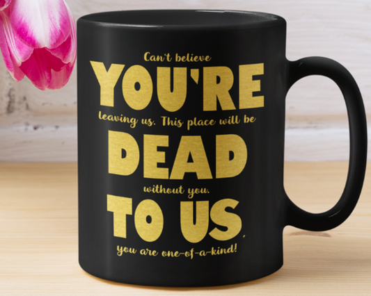 Sweet & Funny Goodbye Gift For Coworker | Colleague Leaving Farewell Mug | Corporate Gift Mug | Funny Gift Mug | Co-worker Gift