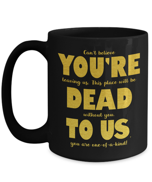 Sweet & Funny Goodbye Gift For Coworker | Colleague Leaving Farewell Mug | Corporate Gift Mug | Funny Gift Mug | Co-worker Gift