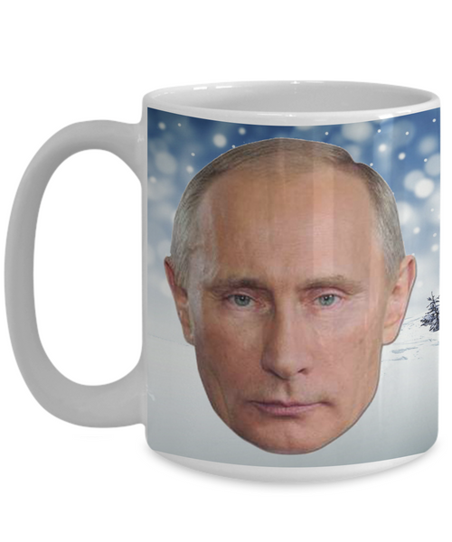 Vladimir Putin Christmas Coffee or Tea Mug | Funny Gift Idea | 11oz or 15oz