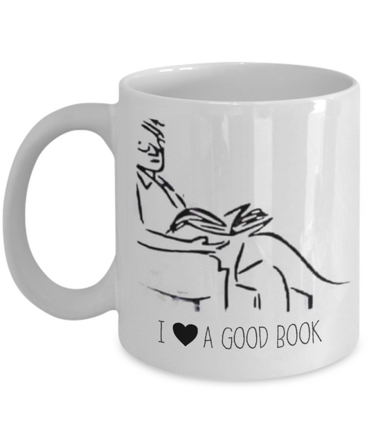 I Love A Good Book Funny Mug | Book Lover's Mug | Librarian Mug | Adult Humor | 11oz or 15oz