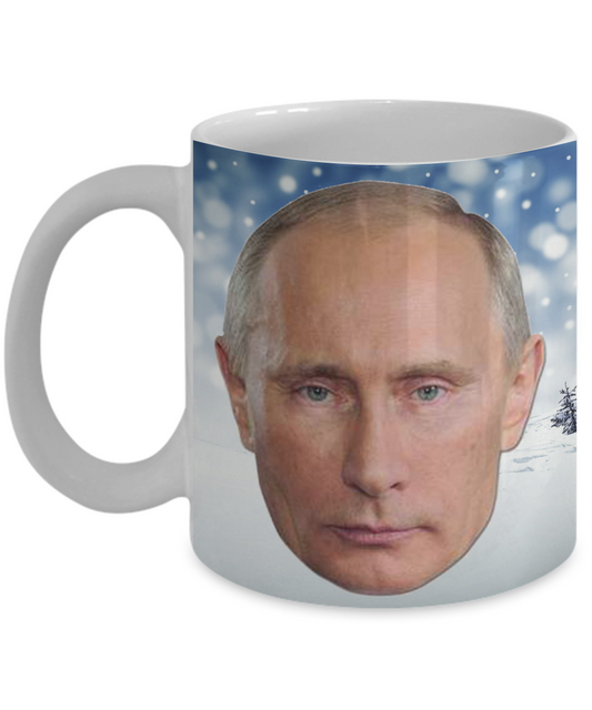 Vladimir Putin Christmas Coffee or Tea Mug | Funny Gift Idea | 11oz or 15oz