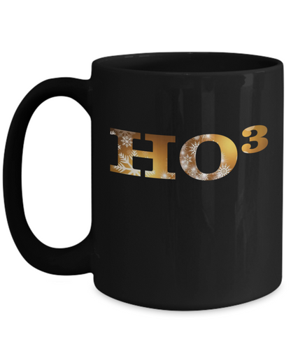 Ho Ho Ho Christmas Mug | HO-cubed Coffee Or Tea Mug | Great Gift Idea For Men Or Women Math Lovers | Mathematician Christmas Mug | 11oz or 15oz
