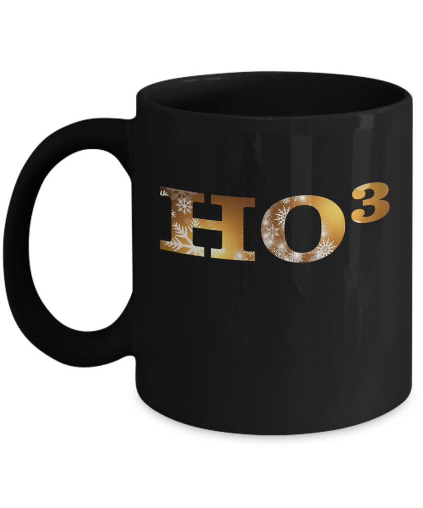 Ho Ho Ho Christmas Mug | HO-cubed Coffee Or Tea Mug | Great Gift Idea For Men Or Women Math Lovers | Mathematician Christmas Mug | 11oz or 15oz