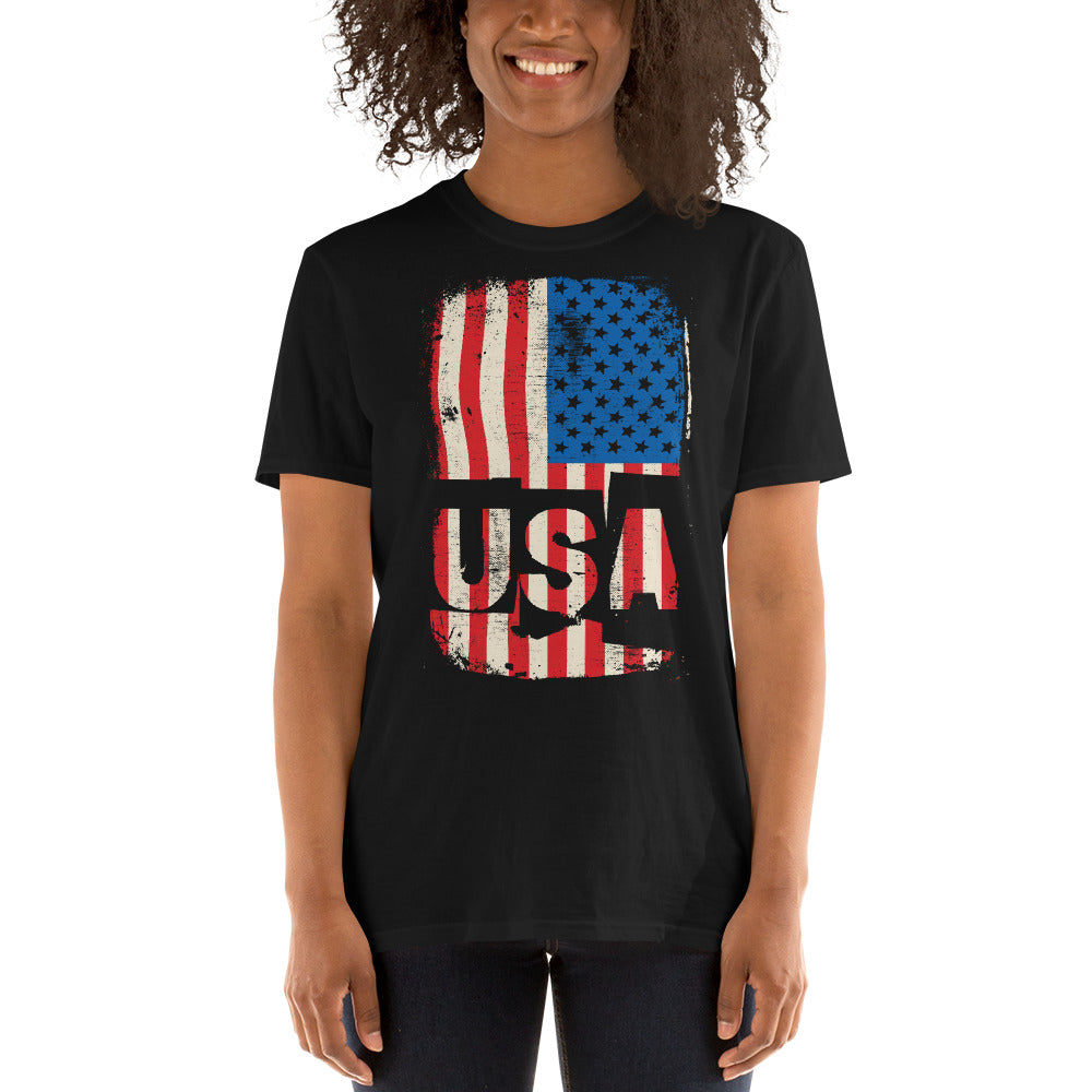 USA Short-Sleeve Unisex T-Shirt | Fourth Of July Tee